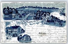 Münsingen Kaserne Lithographie