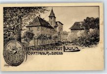 61200 W6363 Echzell Künstlerkarte Knabeninstitut Lucus Forsthaus