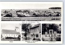66773 W6635 Elm , Saar - Kirche Gasthaus Hoffmann-Ruf Ehrenfriedhof