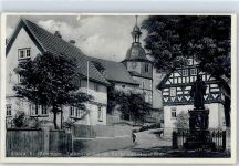 36433 O6201 Möhra - Lutherdenkmal Kirche Stammhaus