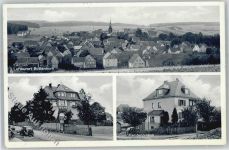 35080 W3551 Bottenhorn 1957 - Pension Schule Kirche