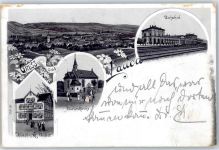 97922 W6970 Lauda Vorläufer Bahnhof Kinderheim Hotel