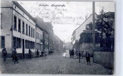 67574 W6522 Osthofen , Rheinhess 1927 - Hauptstrasse Bahn-Hotel