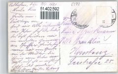 67574 W6522 Osthofen , Rheinhess 1927 - Hauptstrasse Bahn-Hotel
