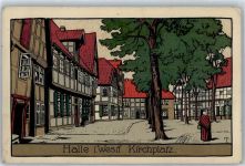 33790 W4802 Halle (Westf.) Künstlersteindruck Kirchplatz