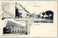 95652 W8595 Waldsassen - Rathaus Kirche Johannisplatz