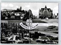 36088 W6418 Hünfeld 1964 - Rathaus Schwimmbad Minigolf