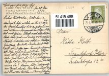61389 W6384 Schmitten , Taunus - Gasthaus und Cafe Wenzel