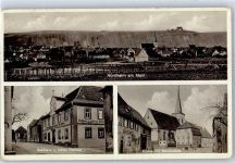 97334 W8711 Nordheim a. Main - Gasthaus Viktor Plettner Kirche Mariensäule
