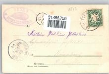 91220 W8563 Osternohe 1902 Lithographie Gasthaus Schlossberg