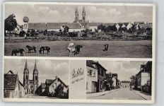 68647 W6843 Biblis - Wormserstraße Kirche Bahnhofstraße