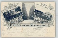 79865 W7821 Rothaus , Hochschwarzw 1904 - Kurhaus Waldpartie Schlüchtsee