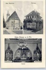 73054 W7334 Süßen - Kath. Pfarrkirche Pfarrhaus Klein-Süssen a.d.Fils