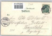 24211 W2308 Preetz , Holst Lithographie 1901 Warenhaus Rudolph Grosse Linde Drillers Garten