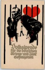 Spende für Kriegs- und Zivilgefangene Hohlwein, L. Künstlerkarte