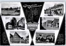 88512 W7947 Mengen , Württ - Schwimmbad Straßenansicht