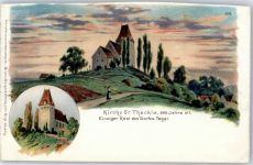 10115 W1000 Tegel Künstlerkarte Kirche St. Theckla