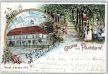 10115 O1100 Pankow Lithographie 1899 Gasthaus Linder