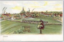 33829 W4807 Cleve Lithographie / Künstlerkarte