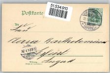 15517 O1240 Fürstenwalde , Spree Lithographie 1904 Postamt Denkmalsplatz Herrenstrasse Amtsgericht