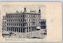 Montevideo 1901 Lithographie Palast Heber Jackson