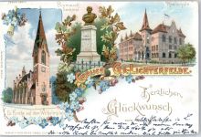 10115 W1000 Lichterfelde - Kirche Wilhelmplatz Bismarck Denkmal Schule