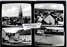 66557 W6688 Uchtelfangen - Kirche Schwimmbad Straßenansicht Auto