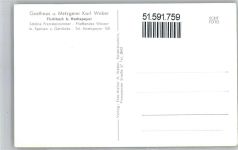 67691 W6755 Hochspeyer - Gasthaus Metzgerei Karl Weber