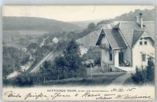 45525 W4320 Hattingen , Ruhr 1905 - Blick vom Schulenberg