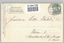 45525 W4320 Hattingen , Ruhr 1905 - Blick vom Schulenberg