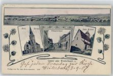 67685 W6751 Weilerbach , Pfalz - Prot. Kirche Hauptstraße Kath. Kirche