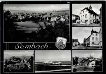 67680 W6751 Sembach - Flugzeug Auto Straßenanscht Kirche