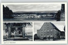67685 W6751 Rodenbach , Kr Kaiserslautern - Kriegerdenkmal Geschäftshaus Willenbacher