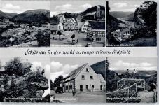 66996 W6781 Schönau (Pfalz) - Ortskern Klosterfels Wegelnburg Gasthaus Mischler