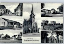 67373 W6724 Dudenhofen , Pfalz - AviaTankstelle Litfaßsäule