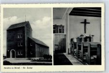 46359 W4284 Heiden , Kr Borken, Westf - Kirche Innen