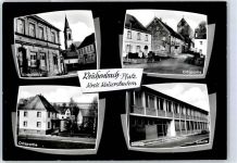 66879 W6791 Reichenbach , Pfalz - Kirche Schule Ortspartie