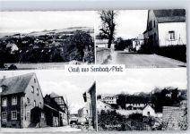 67680 W6751 Sembach - Eisenbahnstrasse Marktstrasse Geschäft Gasthaus