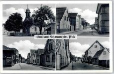67125 W6701 Schauernheim - Kirche Gasthaus Geschäft Straße
