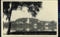 82234 W8031 Weßling , Oberbay - Blick vom Gasthaus Seehof