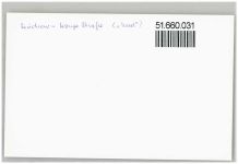 29439 W3130 Lüchow (Wendland) - Ort handschriftlich