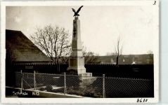 2191 Schrick Foto AK Kriegerdenkmal