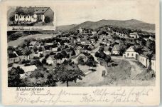 2203 Manhartsbrunn Künstlerkarte Gasthaus