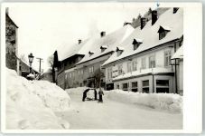 4072 Annaberg Foto AK Gasthaus Winter