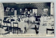 Transvaal 1909 - Grand Hotel Speisesaal