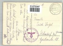 Ciechocinek 1941 - Feldpost WK II Schwimmbad Hermannsbad