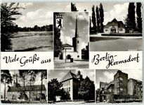 10115 W1000 Hermsdorf - Waldsee Bahnhof Dominicus Krankenhaus Kath. Kirche