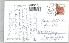 97737 W8780 Gemünden a. Main - Fliegeraufnahme