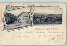 36381 W6490 Schlüchtern 1901 - Hotel Deutscher Kaiser Bahnpost