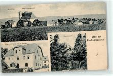 95689 W8591 Fuchsmühl - Geschäftshaus Bauer Schule Wallfahrtskirche